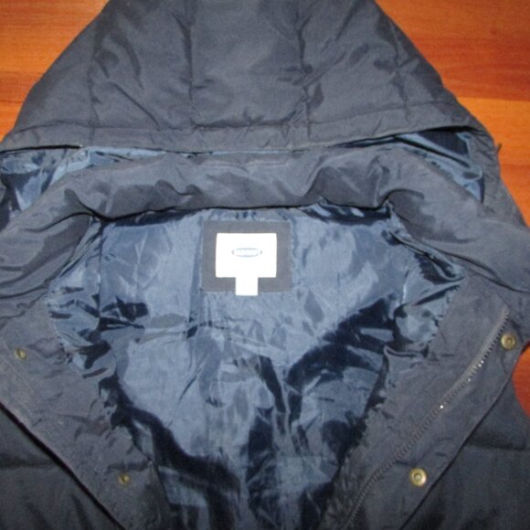 Old Navy Dark Blue Puffer Vest w/Hood - XL - Picture 3 of 10